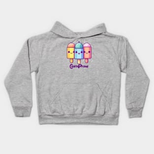 Kawaii Colorful Popsicles Kids Hoodie